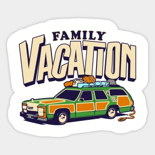Roadtrip! Family Vacation Shirts for the whole family with Griswold Station Wagon Sticker